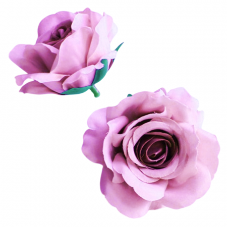 Capete Flori Artificiale - Trandafir din matase, Cap ⌀ 6cm
