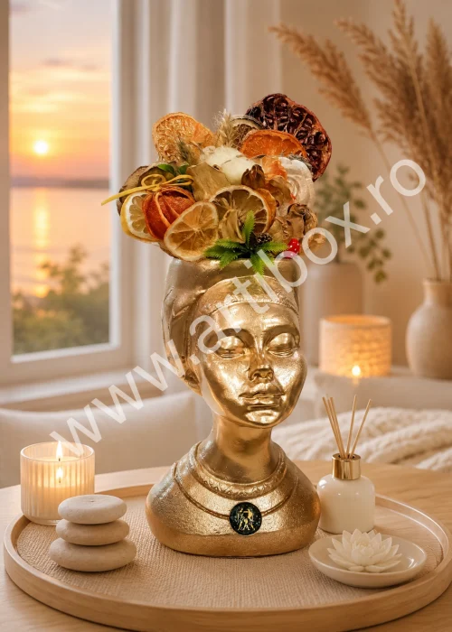 Vaza difuzor pasiv pentru uleiurile esentiale cu fructe naturale uscate - Original Africana Mystic
