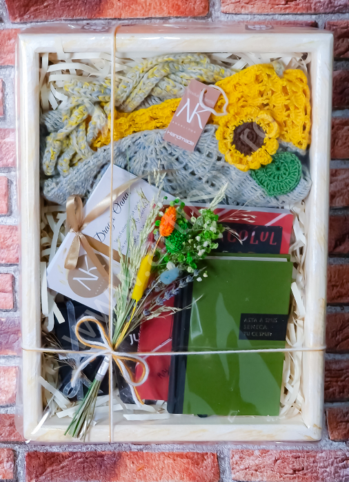 Ambalare produse in cutiute din lemn cu flori naturale uscate [3]