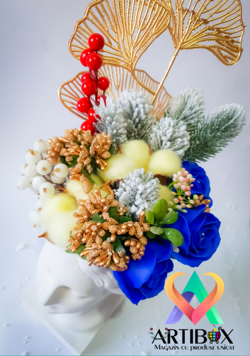 Aranjament cu Vaza din Ceramica - Elegant Lady [5]