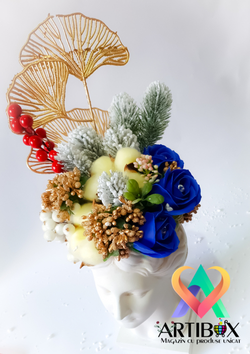 Aranjament cu Vaza din Ceramica - Elegant Lady [3]