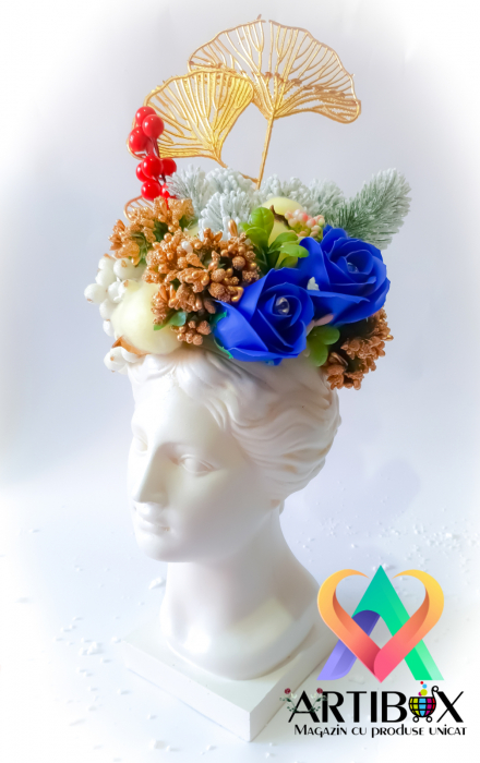 Aranjament cu Vaza din Ceramica - Elegant Lady [6]