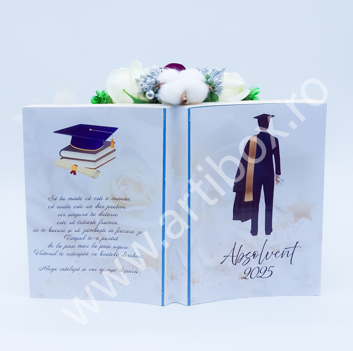 Aranjament floral - Carte - Mesmerize - Cadou Absolvire [7]