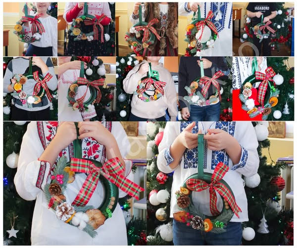 ATELIER CREATIV DE IARNA - Coronita din nuiele cu Craciunita [3]