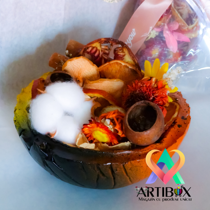 Bol cu Amestec parfumat Potpourri - mix de arome naturale fructate si plante uscate - Multicolor [2]