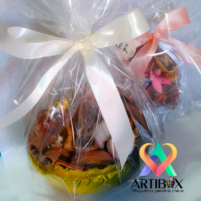 Bol cu Amestec parfumat Potpourri - mix de arome naturale fructate si plante uscate - Multicolor [3]