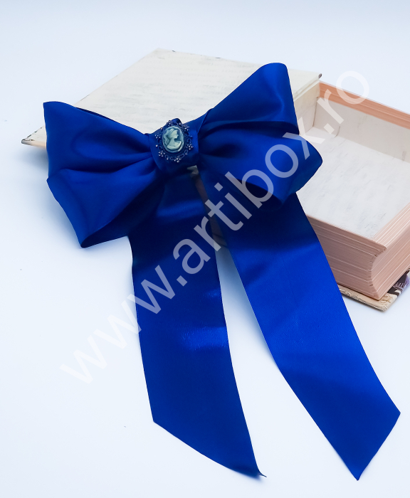 Brosa Camee cu funda din satin, Jabou elegant in cutie tip carte Vintage [12]