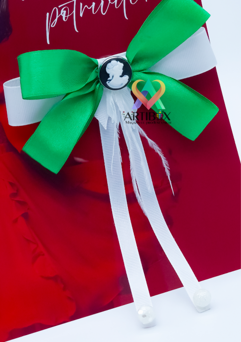 Brosa eleganta funda pentru camasi si rochite - Green [3]