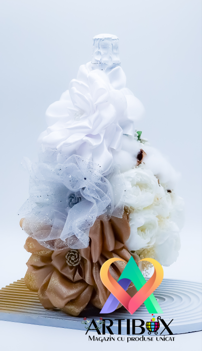 Cadou pentru evenimente deosebite cu flori criogenate - 7 piese decorative [2]