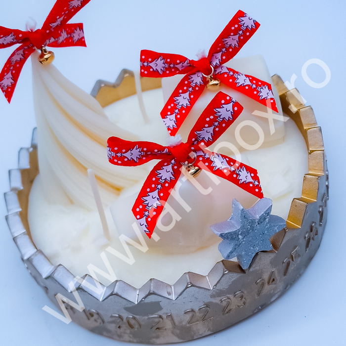 Calendar Advent - Lumanari decorative, model antichizat [5]