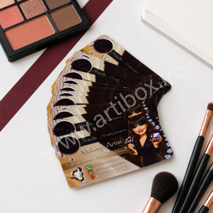 Carti de vizita personalizate, design si grafica realizate de noi - domeniu beauty Lash, Makeup, Salon [2]