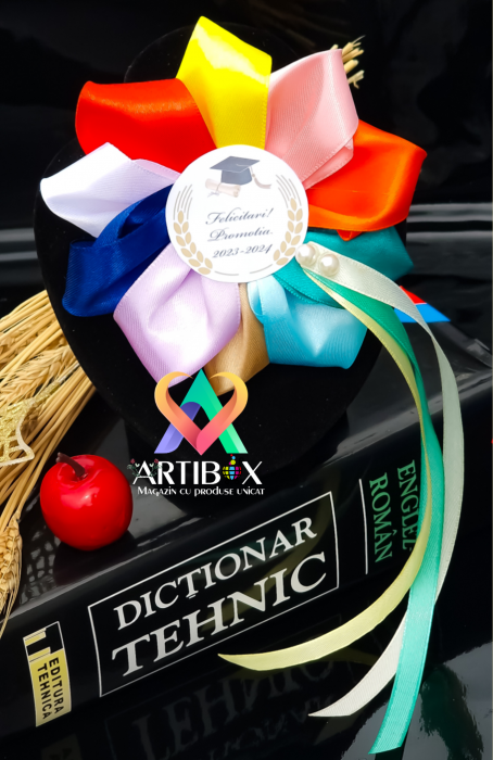 Cocarde personalizate pentru festivitate cresa/gradinita - Model Multicolor [4]