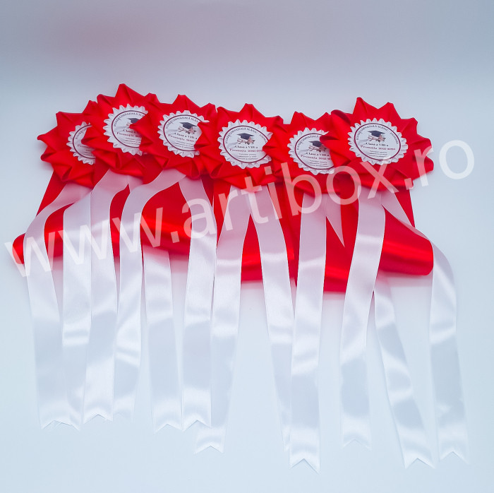 Cocarde personalizate pentru absolvire - Model Rubin [3]