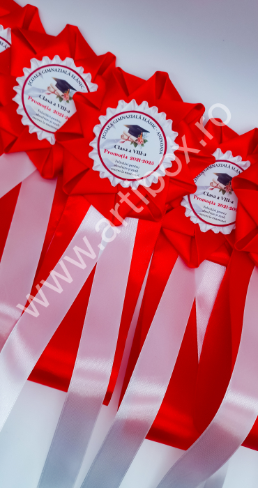 Cocarde personalizate pentru absolvire - Model Rubin [5]