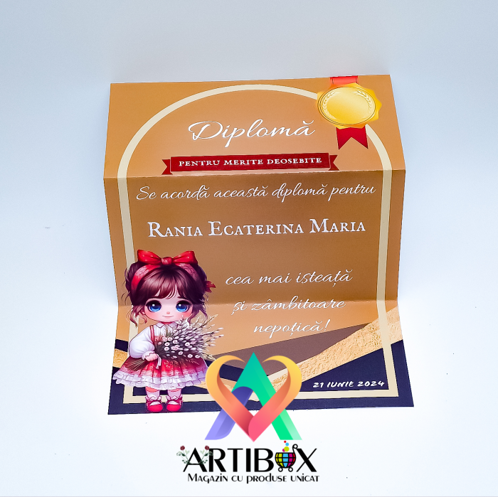 Diploma sidefata pentru copii - merite deosebite [3]
