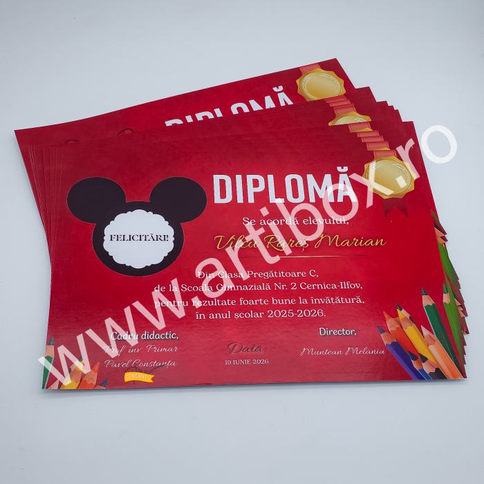 Diploma personalizata pentru cresa, gradinita, scoala [4]