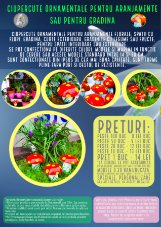 Engros - Ciupercute ornamentale de gradina [6]