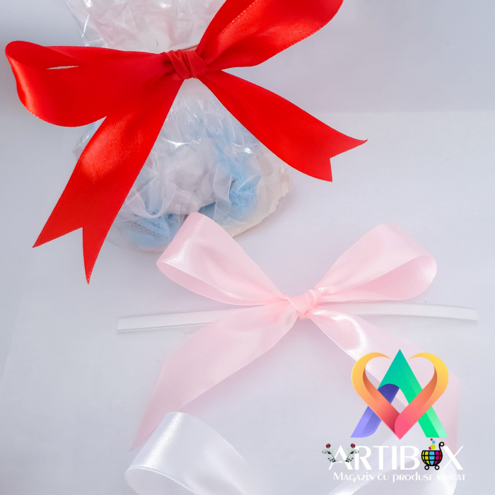 Fundite din satin 2.5 cm cu clipband pentru prindere [2]