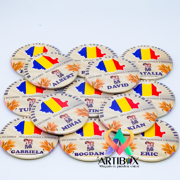 Insigna personalizata 1 Decembrie - Ziua Nationala a Romaniei [4]