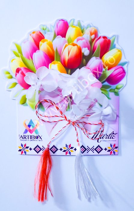 Martisoare magnetice cu hortensie criogenata, personalizate pentru companii  [3]