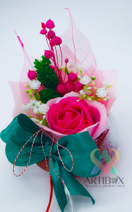 Martisor floral ghiveci decorativ - Floare de lotus [2]