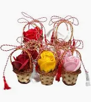Martisor in cosulet - Floare din sapun si alte accesorii [7]