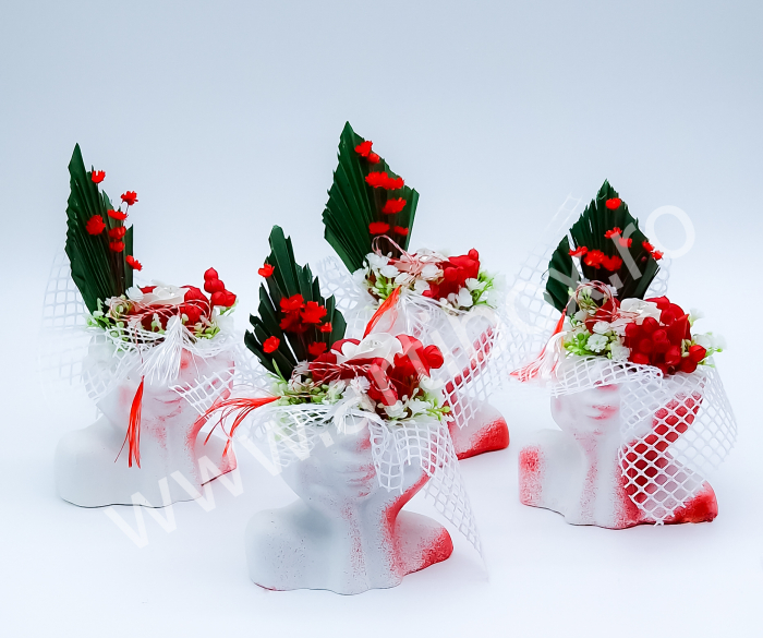 Martisor mini vaza decorativa - 10x12cm - Love [3]