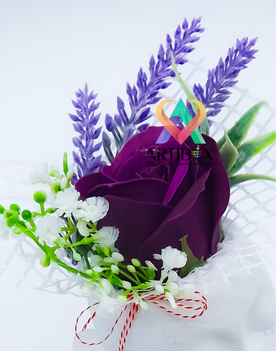 Martisor mini vaza decorativa 6.5x6.5x10 cm - Coffee Time [2]