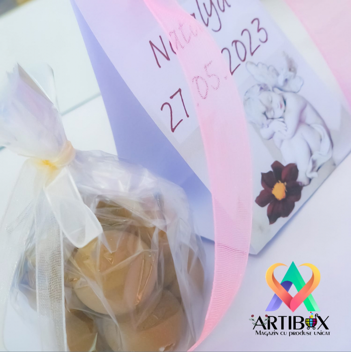 Marturie botez pentru fete - Lumanare Bubble [2]