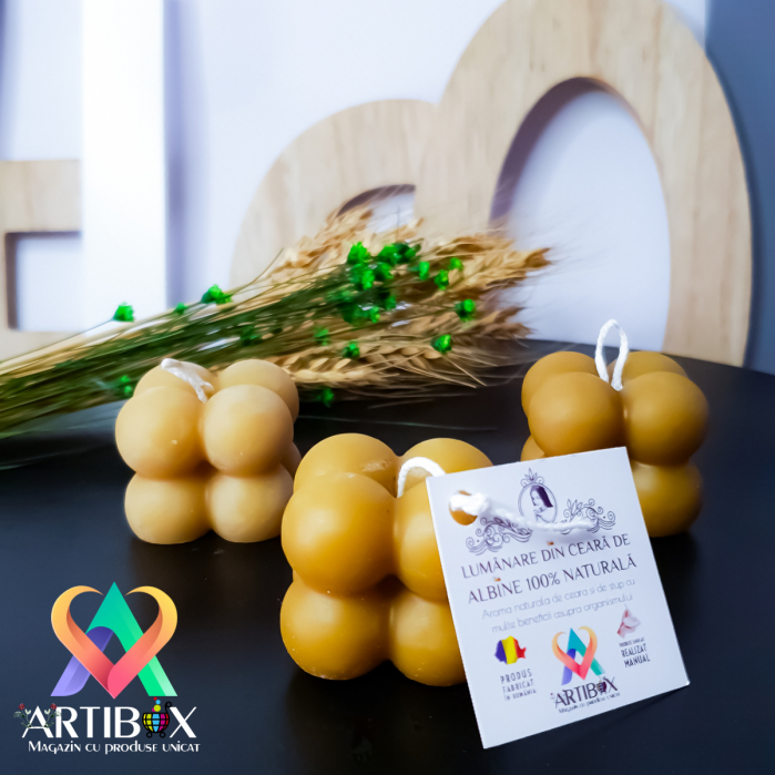 Marturie botez pentru fete - Lumanare Bubble [3]