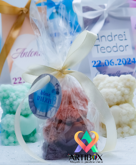 Marturii din sapun - Ursuleti colorati si parfumati [4]