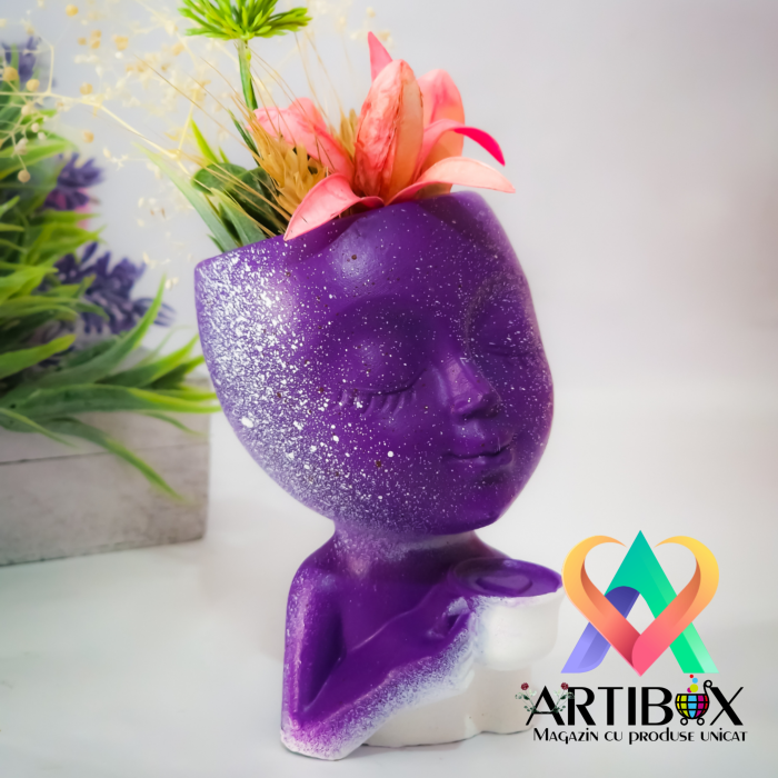 Mini Bol, Ghiveci, Vaza Decorativa la moda 6.5x6.5x10 cm - Coffee Time [5]