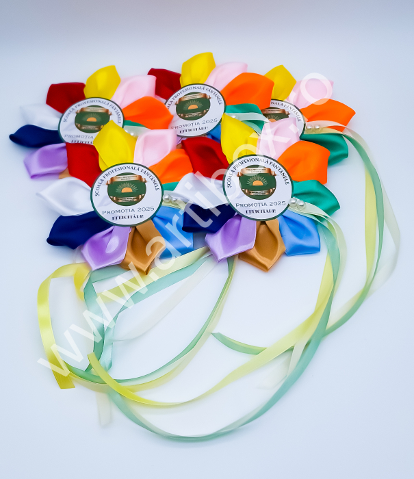 Cocarde personalizate pentru absolvire - Model Multicolor [2]