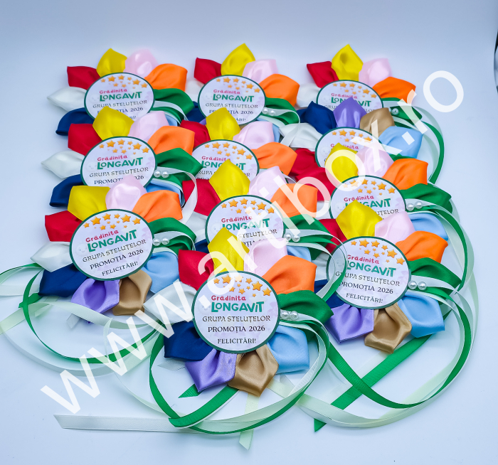 Cocarde personalizate pentru absolvire - Model Multicolor [16]