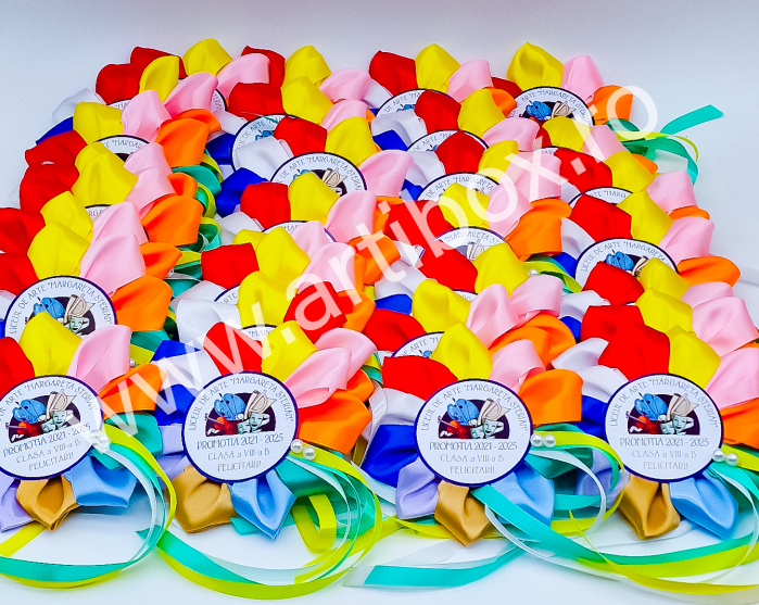 Cocarde personalizate pentru absolvire - Model Multicolor [3]