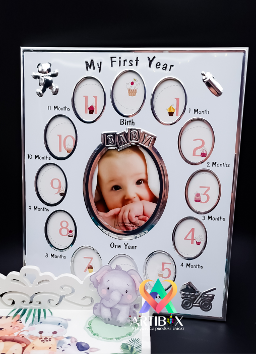 Rama Foto Argintie - My First Year [3]