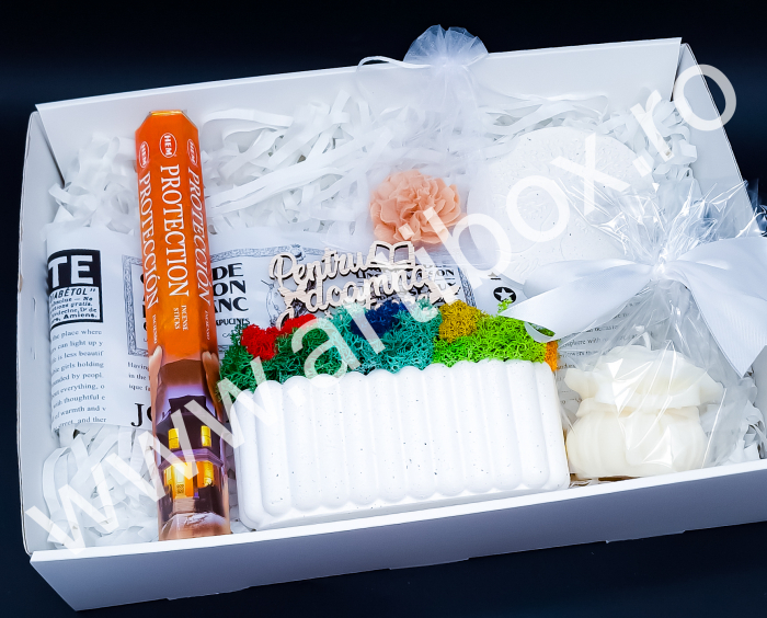 Cadou set cu aranjament din licheni naturali [3]