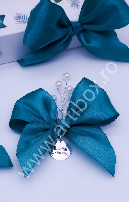 Set Tavita Mot cu banut din argint -  5 piese Tematica Safari Party [10]