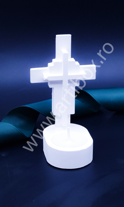 Suport din marmura cu lumanare decorativa - tip candela [5]