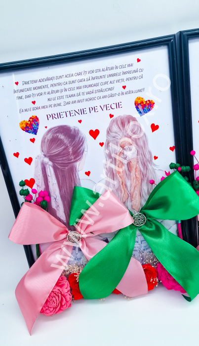 Tablou personalizat - Prietenie - La multi ani! [4]