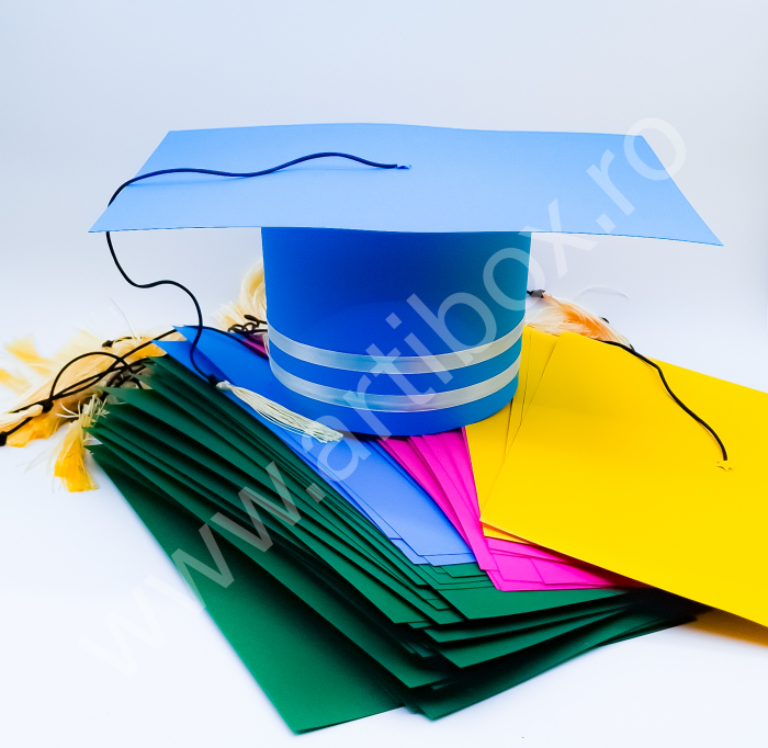 Tocă pentru festivitatea de absolvire - Model Multicolor [8]