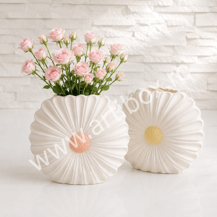 Vaza decorativa din ceramica model floare [3]