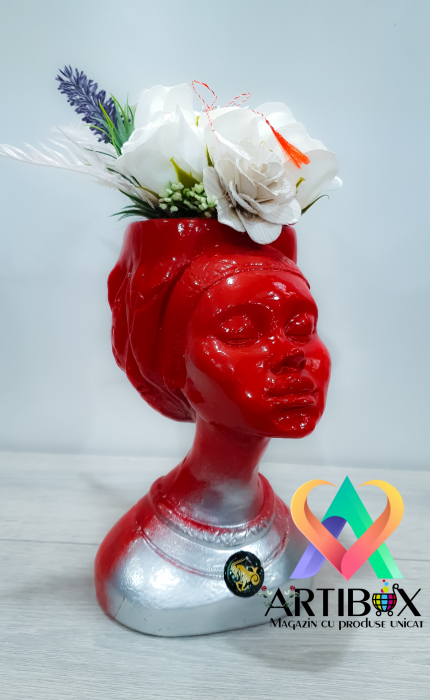 Vaza cu ornament floral - Original Africana Mystic Flora [10]