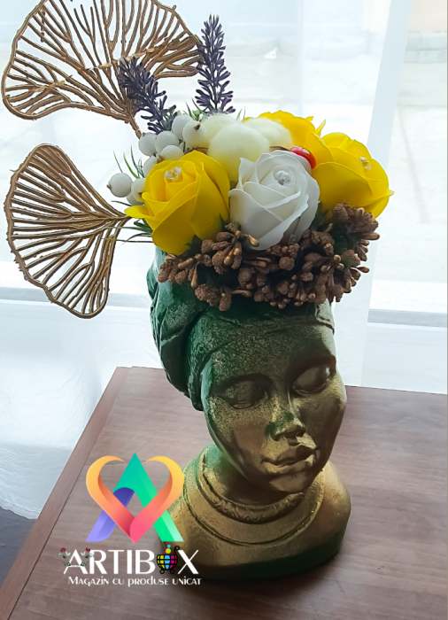 Vaza cu ornament floral - Original Africana Mystic Flora [19]