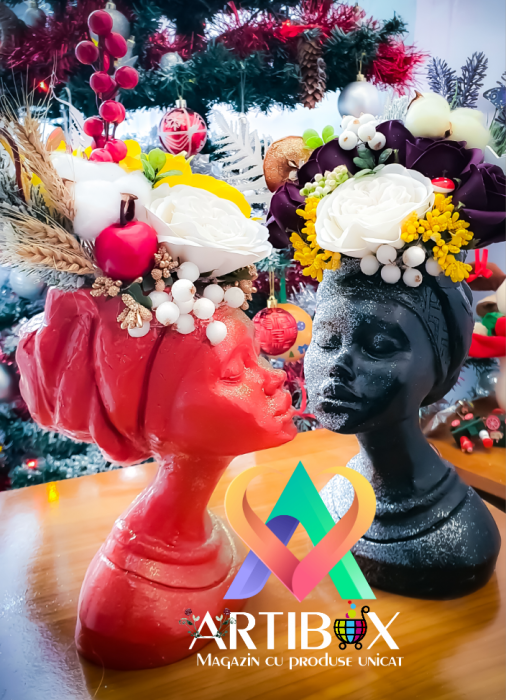 Vaza cu ornament floral - Original Africana Mystic Flora [21]