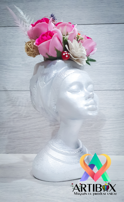 Vaza cu ornament floral - Original Africana Mystic Flora [4]