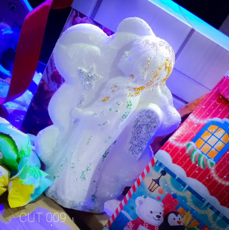 Cutie cadou Inger mare cu sclipici 18 cm [1]