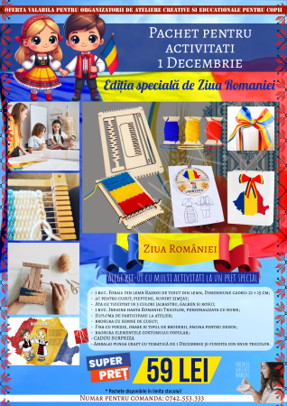 PRODUSE EDUCATIONALE - Activitati 1 Decembrie - Razboi de tesut
