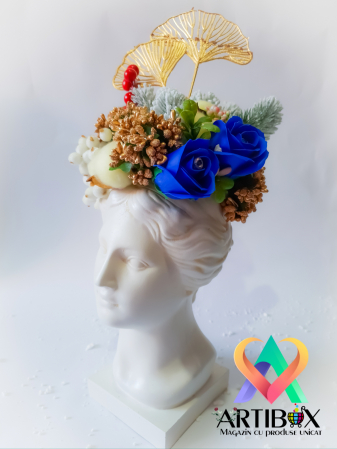 CADOURI SI DECORATIUNI - Aranjament cu Vaza din Ceramica - Elegant Lady