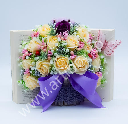 Aranjament floral - Carte - Mesmerize - Cadou Absolvire [3]